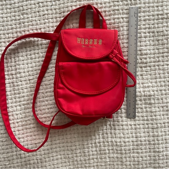 Versus Versace red mini  nylon backpack - Picture 6 of 6